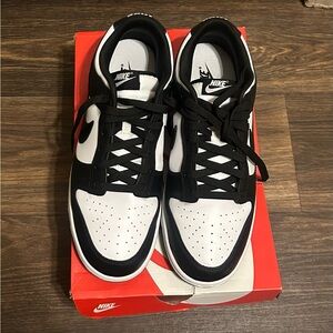 Nike Dunk Low “Panda” Black & White Sneakers